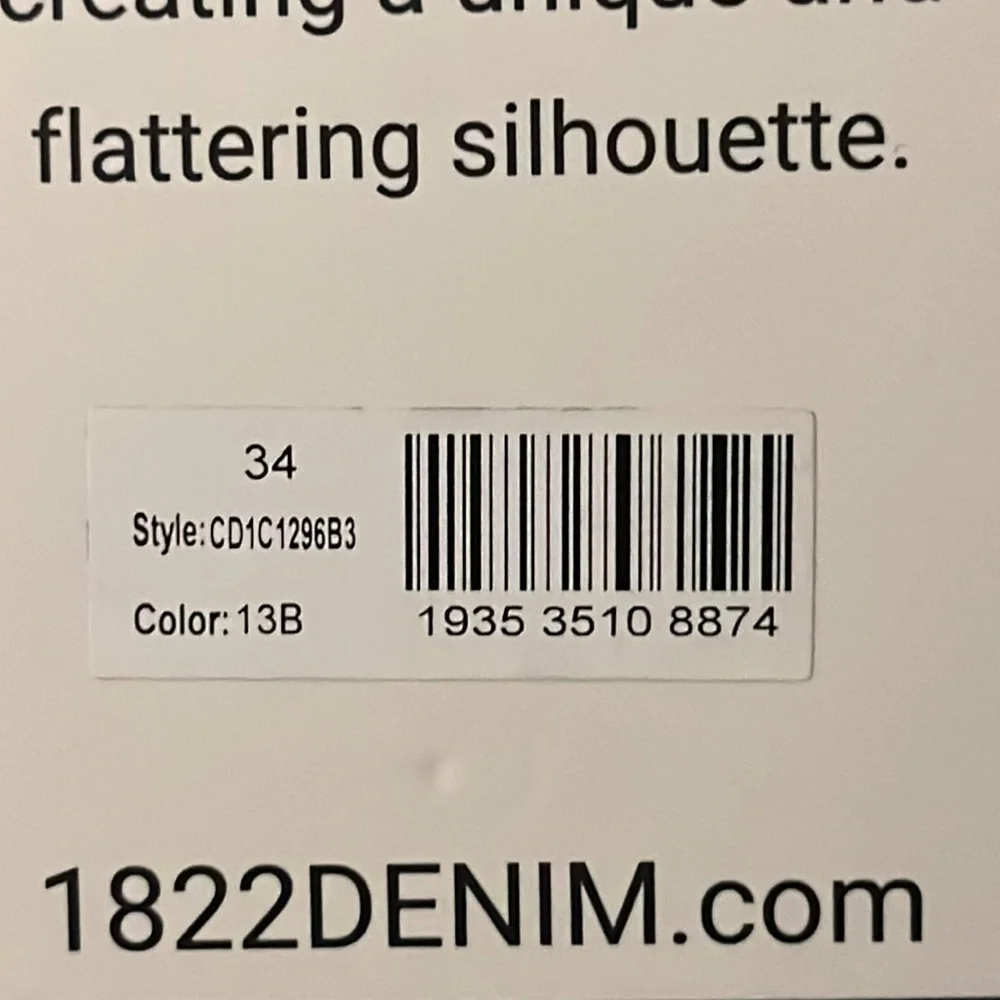 1822 BUTTER DENIM extra soft jeans (size 34) - Picture 7 of 7